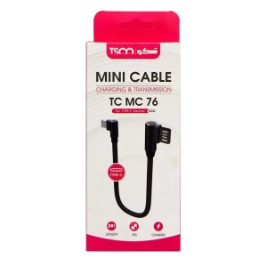 کابل تبدیل USB به Type-C تسکو مدل MC76 طول 20 سانتی متر
